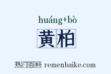 黄柏是什么意思的图片